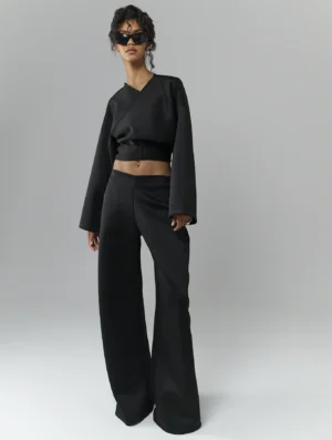 Palazzo trousers black