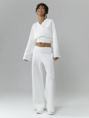 Palazzo trousers white